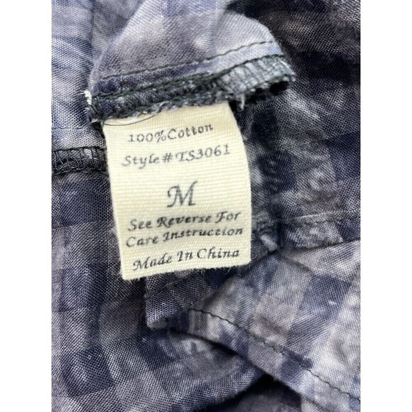 Mine Anthropologie Military Tie Dye  Sleeveless Racerback Top Med Grunge Biker - Picture 7 of 11